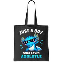 Axolotl Kawaii Just A Boy Who Loves Axolotls Dabbing Axolotl Bag