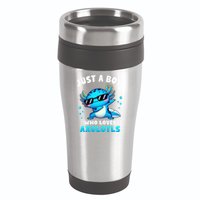 Axolotl Kawaii Just A Boy Who Loves Axolotls Dabbing Axolotl 16oz Travel Tumbler
