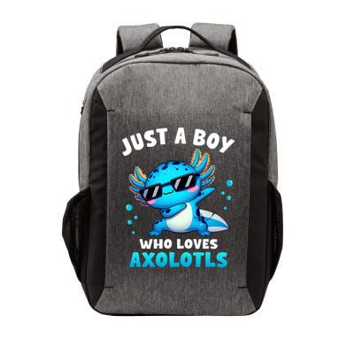 Axolotl Kawaii Just A Boy Who Loves Axolotls Dabbing Axolotl Vector Backpack