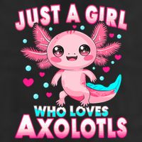 Axolotl Kawaii  Just A Girl Who Loves Axolotls Golf Towel