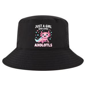 Axolotl Kawaii Just A Girl Who Loves Axolotls Cool Comfort Performance Bucket Hat