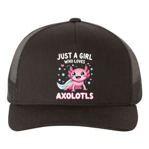 Axolotl Kawaii Just A Girl Who Loves Axolotls Yupoong Adult 5-Panel Trucker Hat