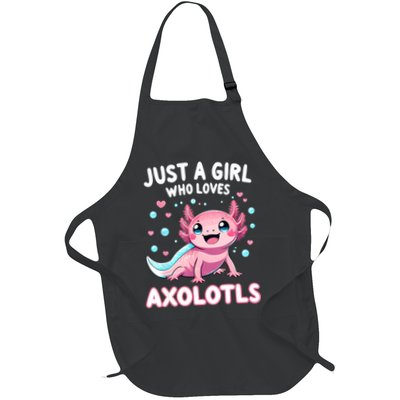 Axolotl Kawaii Just A Girl Who Loves Axolotls Apron
