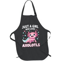 Axolotl Kawaii Just A Girl Who Loves Axolotls Apron