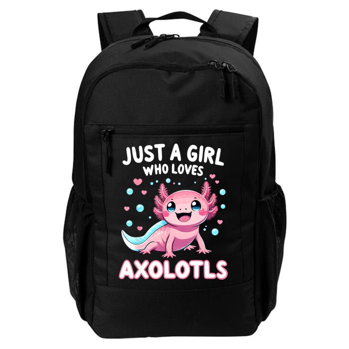 Axolotl Kawaii Just A Girl Who Loves Axolotls Backpack