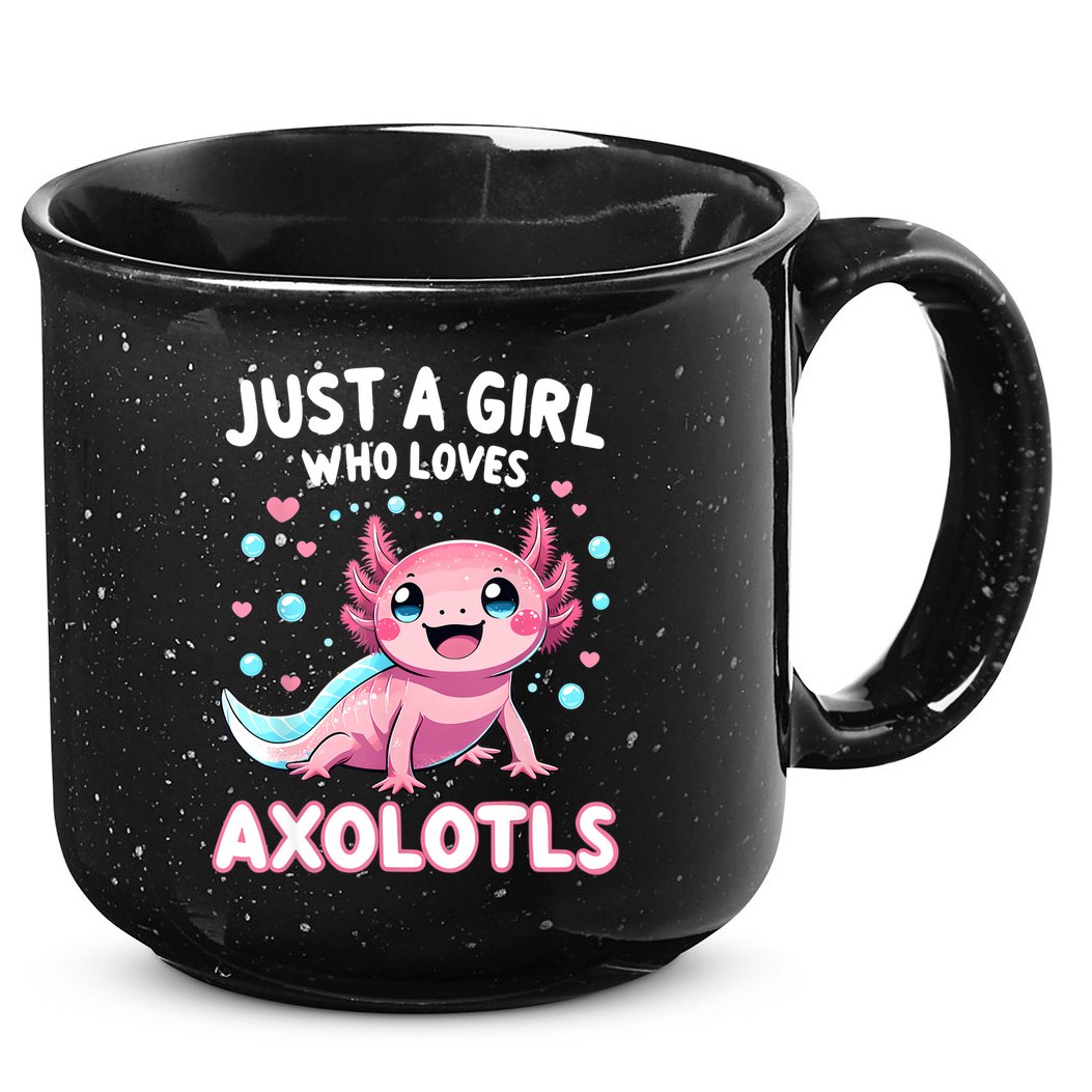 Axolotl Kawaii Just A Girl Who Loves Axolotls 15oz Campfire Ceramic Mug