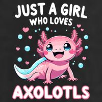 Axolotl Kawaii Just A Girl Who Loves Axolotls Golf Towel