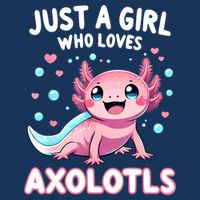 Axolotl Kawaii Just A Girl Who Loves Axolotls Infant Baby Jersey Bodysuit