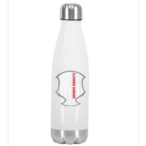 American Kenpo Karate Martial Artist Gift Stainless Steel Insulated Water Bottle