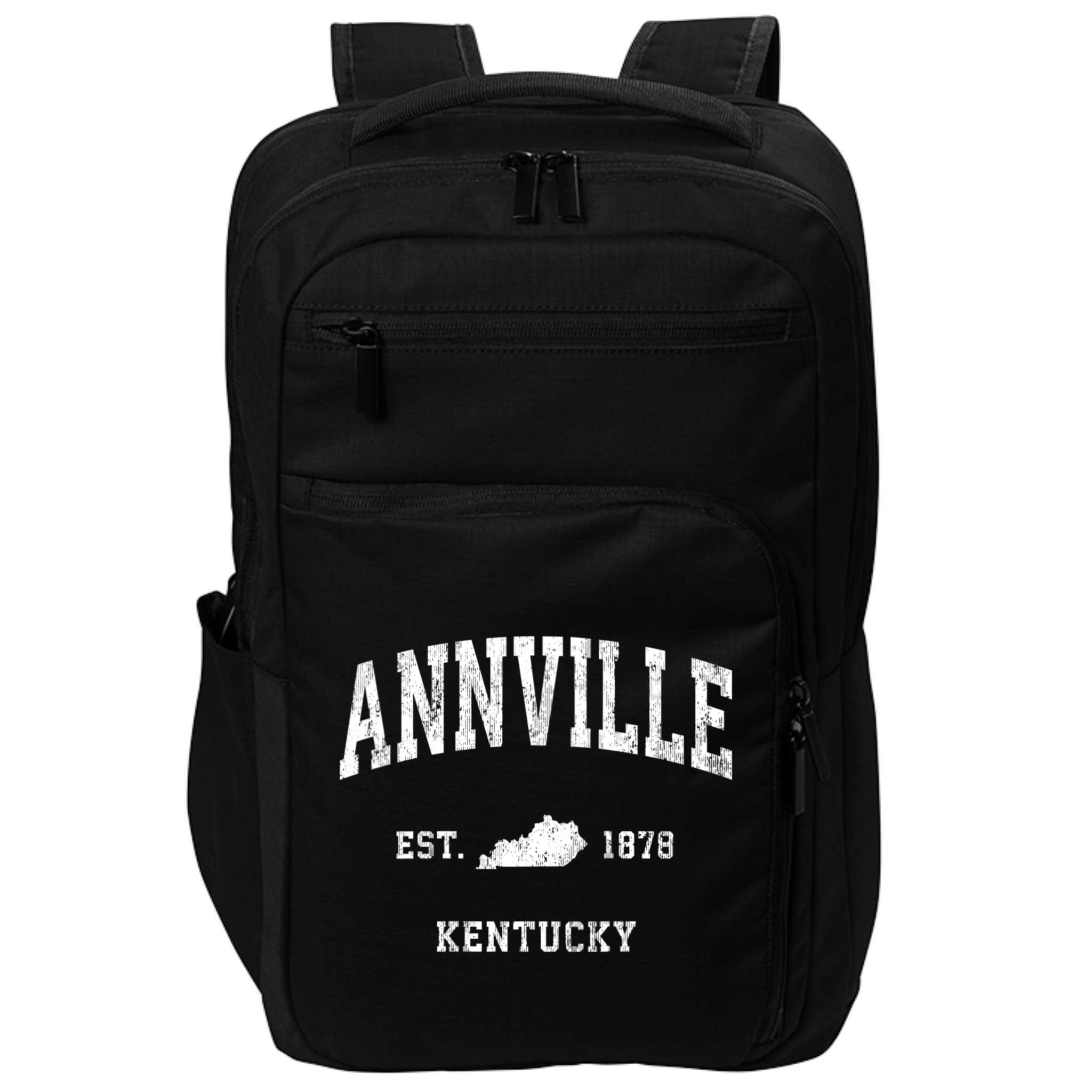 Annville Kentucky Ky Vintage Athletic Sports Impact Tech Backpack