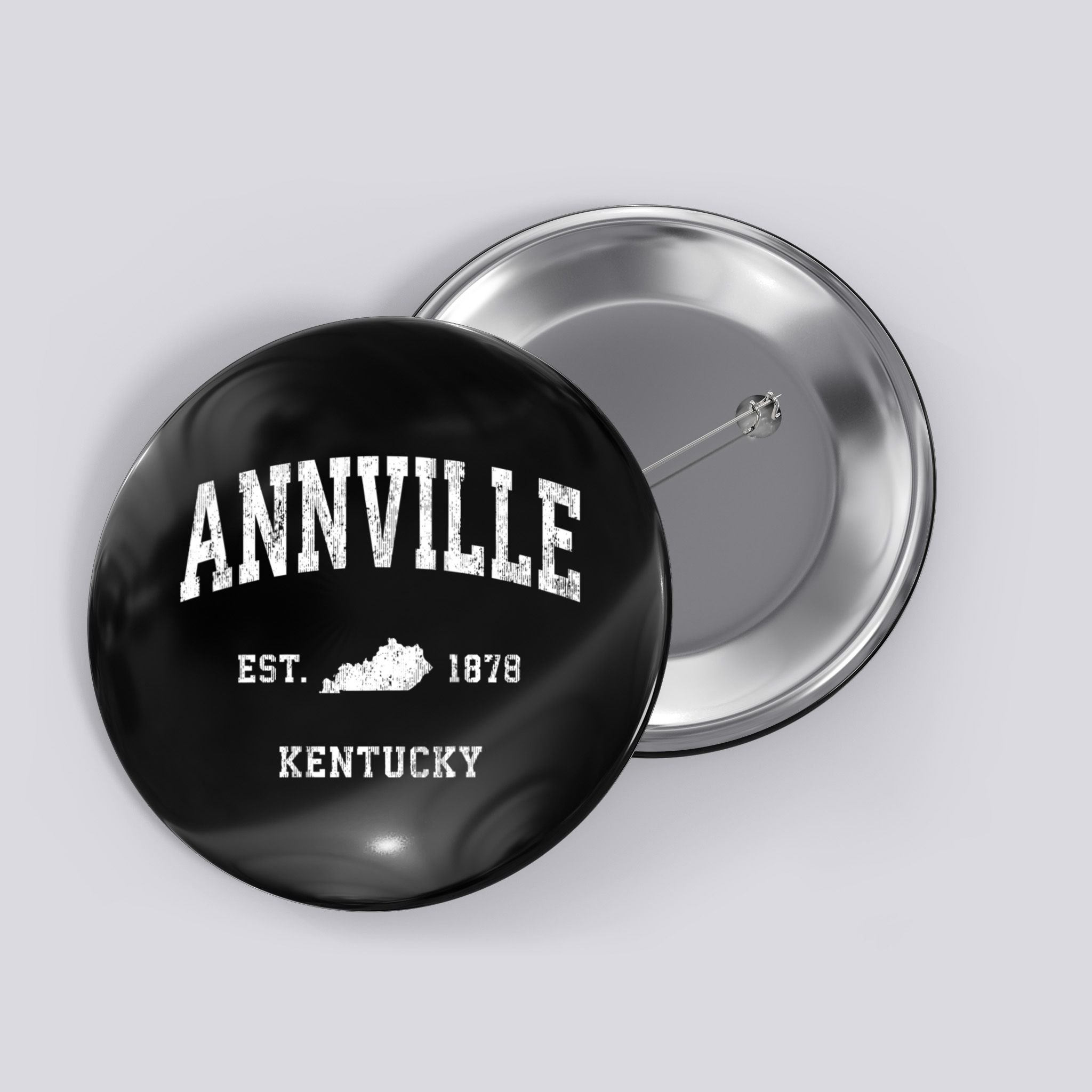 Annville Kentucky Ky Vintage Athletic Sports Button