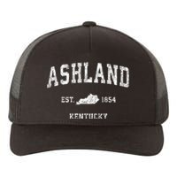 Ashland Kentucky Ky Vintage Sports Yupoong Adult 5-Panel Trucker Hat