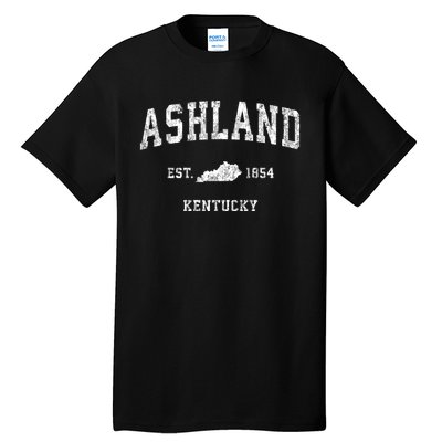 Ashland Kentucky Ky Vintage Sports Tall T-Shirt