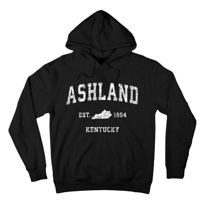 Ashland Kentucky Ky Vintage Sports Tall Hoodie