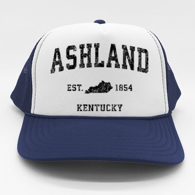 Ashland Kentucky Ky Vintage Sports Trucker Hat