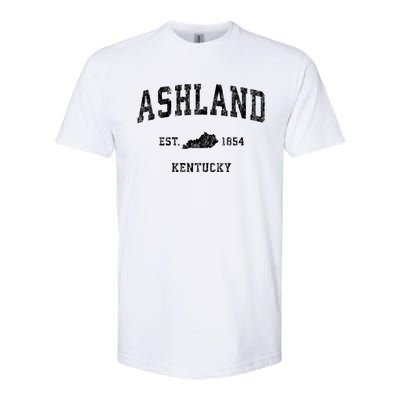 Ashland Kentucky Ky Vintage Sports Softstyle CVC T-Shirt