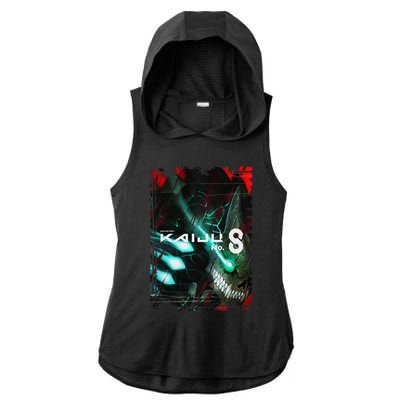 Aesthetic Kaiju No 8 Anime Vintage Gift Ladies PosiCharge Tri-Blend Wicking Draft Hoodie Tank