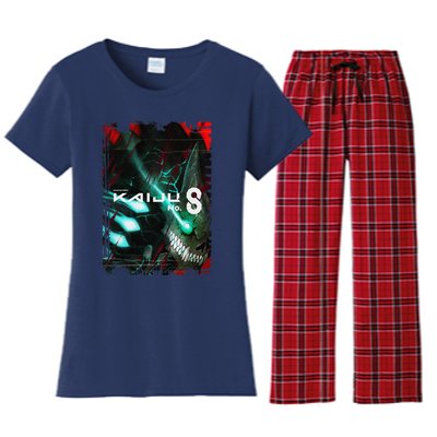 Aesthetic Kaiju No 8 Anime Vintage Gift Women's Flannel Pajama Set