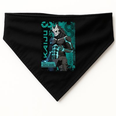 Aesthetic Kaiju No 8 Anime Team 3 Vintage USA-Made Doggie Bandana