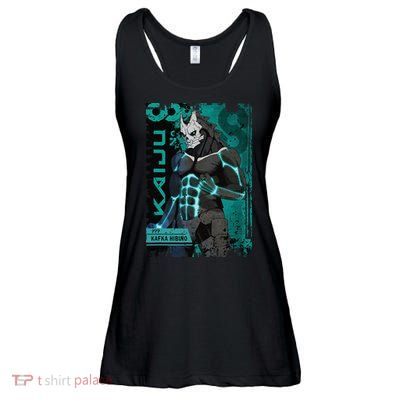 Aesthetic Kaiju No 8 Anime Team 3 Vintage Ladies Essential Flowy Tank