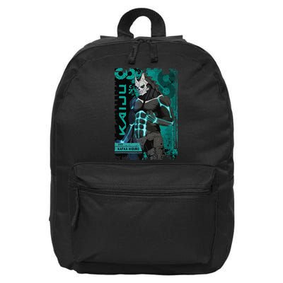 Aesthetic Kaiju No 8 Anime Team 3 Vintage 16 in Basic Backpack