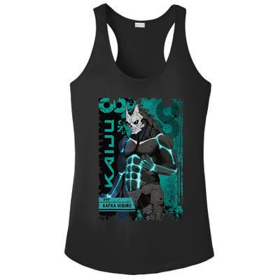 Aesthetic Kaiju No 8 Anime Team 3 Vintage Ladies PosiCharge Competitor Racerback Tank