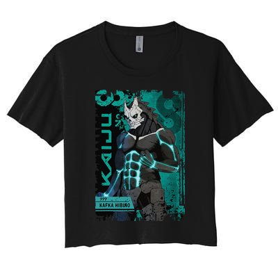 Aesthetic Kaiju No 8 Anime Team 3 Vintage Crop Top