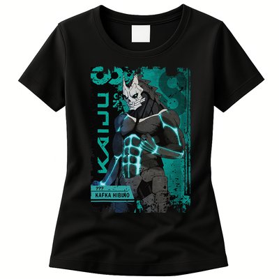 Aesthetic Kaiju No 8 Anime Team 3 Vintage Womens T-Shirt