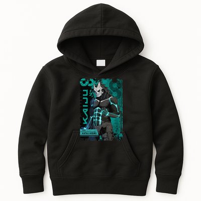 Aesthetic Kaiju No 8 Anime Team 3 Vintage Kids Hoodie