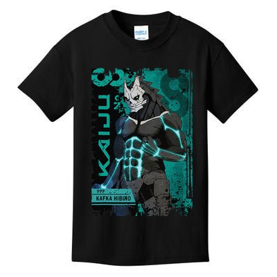 Aesthetic Kaiju No 8 Anime Team 3 Vintage Kids T-Shirt