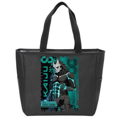 Aesthetic Kaiju No 8 Anime Team 3 Vintage Zip Tote Bag