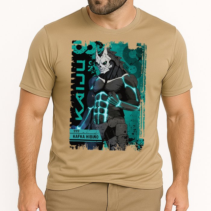 Aesthetic Kaiju No 8 Anime Team 3 Vintage Performance Shirt