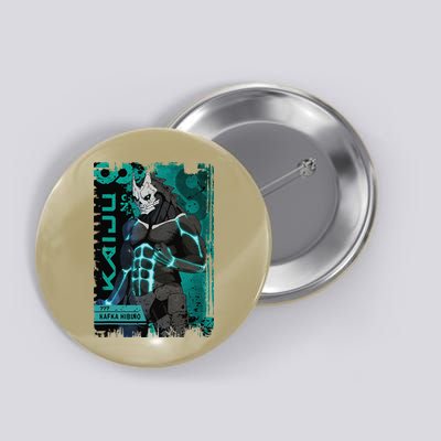 Aesthetic Kaiju No 8 Anime Team 3 Vintage Button
