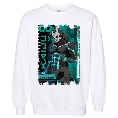 Aesthetic Kaiju No 8 Anime Team 3 Vintage Garment-Dyed Sweatshirt