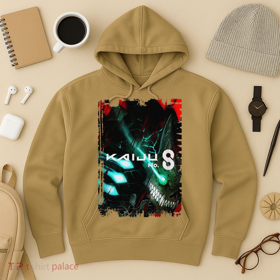Aesthetic Kaiju No 8 Anime Vintage Hoodie