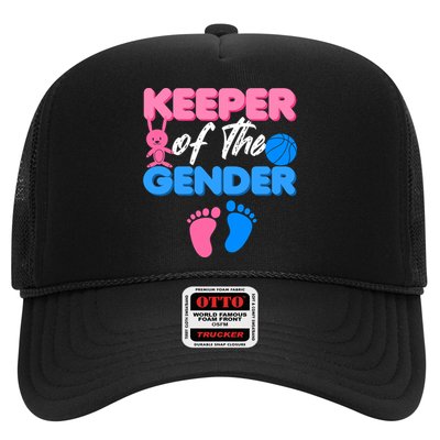 Announcet Keeper Of Gender Reveal Party Idea Baby Funny Gift Trucker Hat