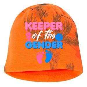 Announcet Keeper Of Gender Reveal Party Idea Baby Funny Gift Kati - Camo Knit Beanie