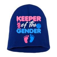 Announcet Keeper Of Gender Reveal Party Idea Baby Funny Gift Short Acrylic Beanie