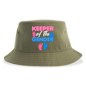 Announcet Keeper Of Gender Reveal Party Idea Baby Funny Gift Sustainable Bucket Hat