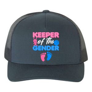 Announcet Keeper Of Gender Reveal Party Idea Baby Funny Gift Yupoong Adult 5-Panel Trucker Hat