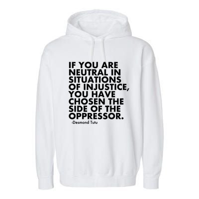 Activist Kindness Political Equality Hu Rights Unity Gift Garment-Dyed Fleece Hoodie