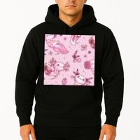 Axolotl Kawaii Pattern Hoodie