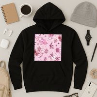 Axolotl Kawaii Pattern Hoodie
