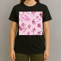 Axolotl Kawaii Pattern T-Shirt
