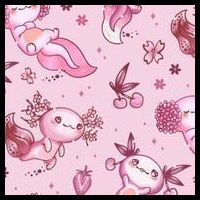 Axolotl Kawaii Pattern T-Shirt