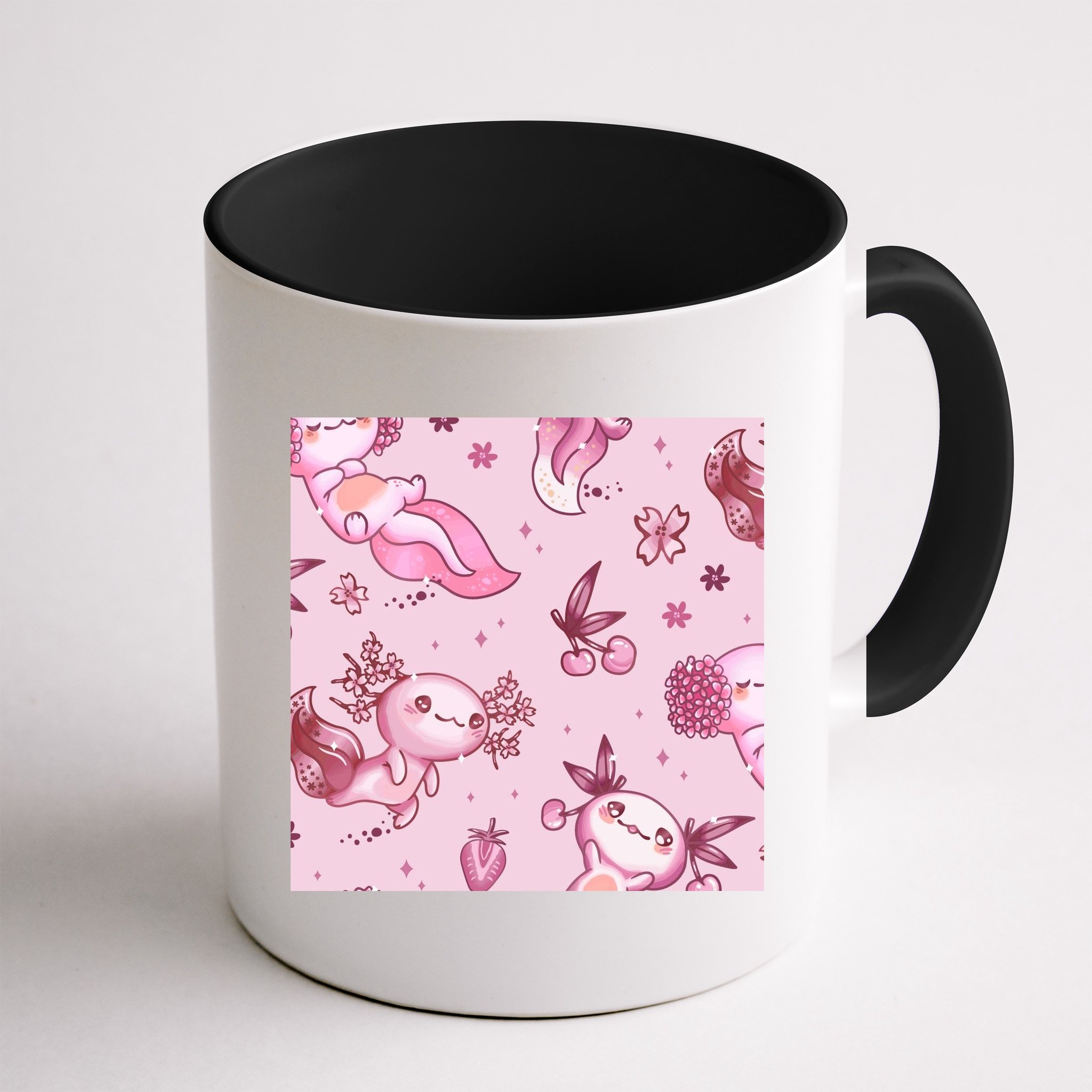 Axolotl Kawaii Pattern Mug
