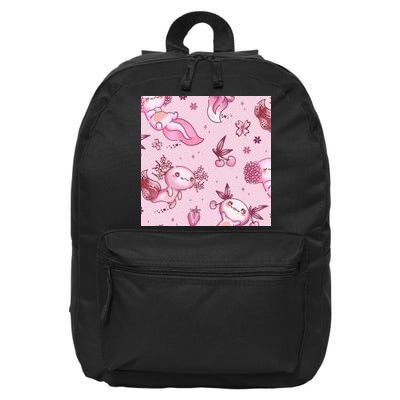 Axolotl Kawaii Pattern 16 in Basic Backpack