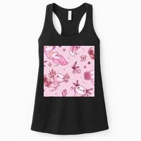Axolotl Kawaii Pattern Womens Tank Top