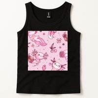 Axolotl Kawaii Pattern Tank Top
