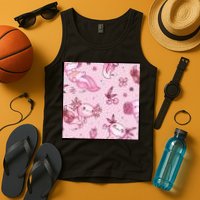 Axolotl Kawaii Pattern Tank Top